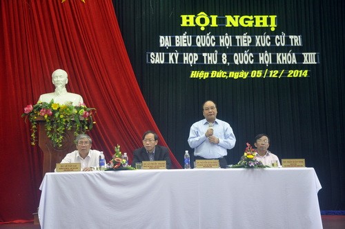 Deputy PM Nguyen Xuan Phuc meets voters in Quang Nam province - ảnh 1